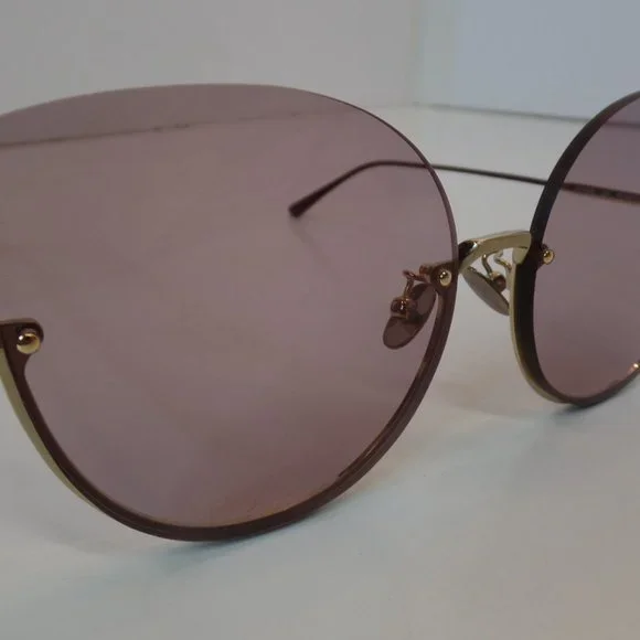 BOTTEGA VENETA Made Italy BV02045 004 New Elegant Sunglasses Purple Colored Lens - Picture 8 of 15
